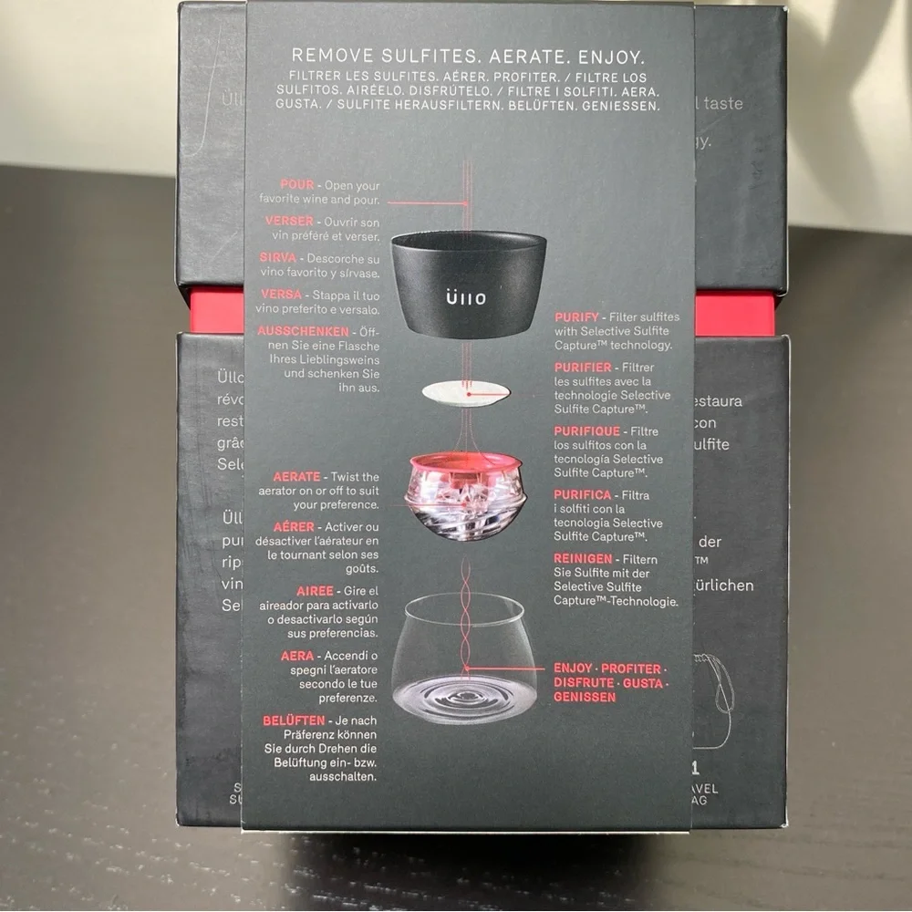Üllo Wine Purifier - Aerate and Remove Sulfites